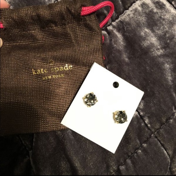 kate spade Jewelry - Brand New Silver diamond Kate Spade Stud earrings kate spade Jewelry - Brand New Silver diamond Kate Spade Stud earrings